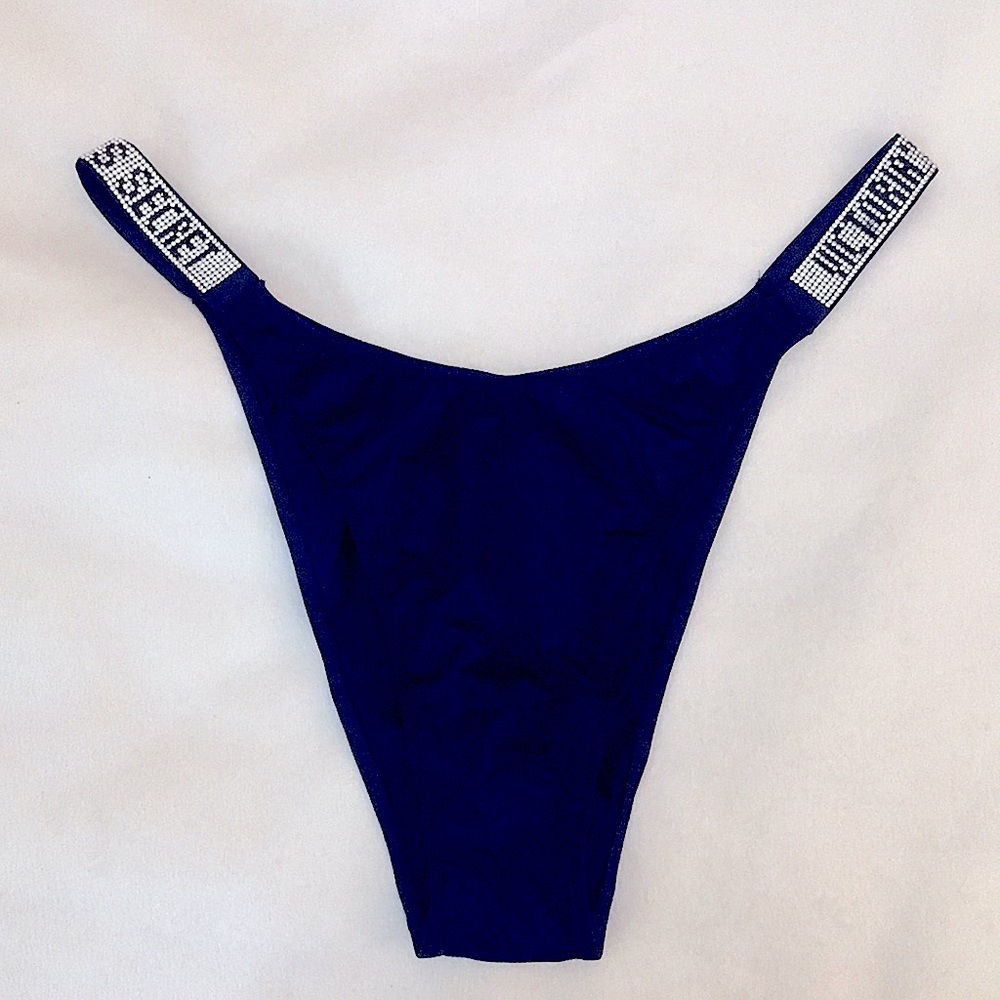 VS Bombshell Shine Strap Brazilian Panty